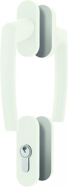 Rotoline Türgriffgarnitur ohne Roto-Logo K061A10721 verkehrsweiß 9016