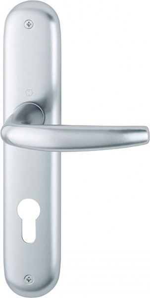 Hoppe ZT Drückergarnitur Atlanta F1 Aluminium natur 1530/273P PZ 72 mm