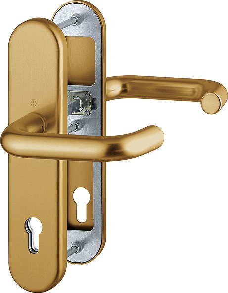 HOPPE Schutz Langschild Garnitur Paris 138/3331/3310 F4 PZ-92 10 67-72