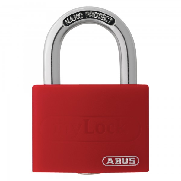 ABUS Vorhängeschloss T65AL/40 rot gleichschliessend 6401