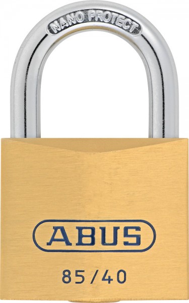 ABUS Messing-Vorhangschloss 85/40 gl.