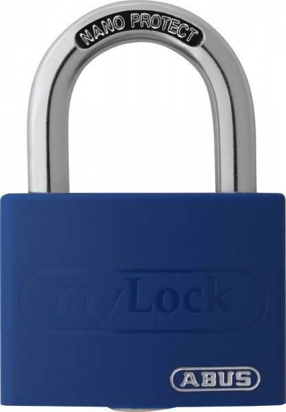 ABUS Hangschloss T65AL/40 blau Lock-Tag