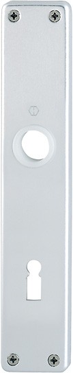 Hoppe Langschild London F1 Aluminium natur 72 mm BB 202SP