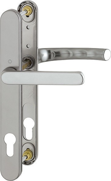 HOPPE Schmalschild-Garnitur Tokyo PZ Alu F9 stahl 099KH/3346/1710RH