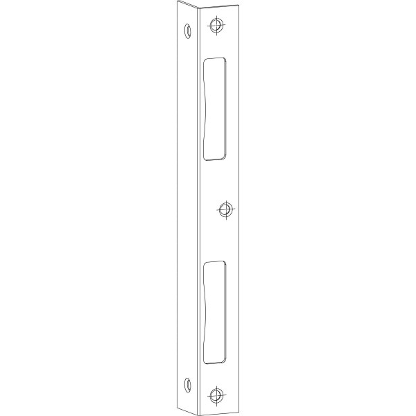 SAG Schließblech 1 WB3015 Nickel silber käntig