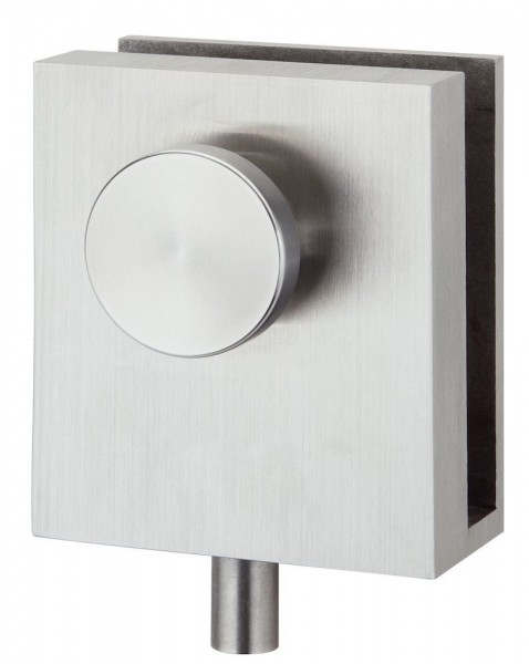 HERMAT Glastürfeststeller Set Nr. 6009/6610 F OF 60 Edelstahl matt