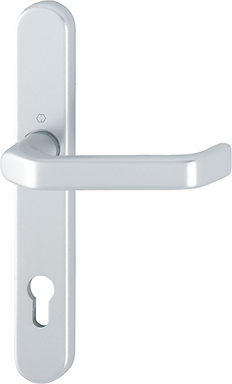 Hoppe Profiltür 1/2 Türgriffgarnitur Liverpool F1-2 Aluminium natur matt