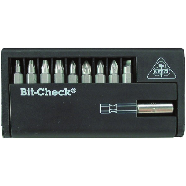 Bit-Check HaWe 10-teilig Magnethalter mit Edelstahlhülse 8110.0