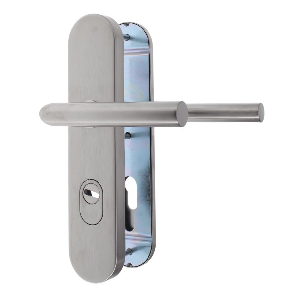 ToniTec® Haustür Schutz-Drückergarnitur Edelstahl