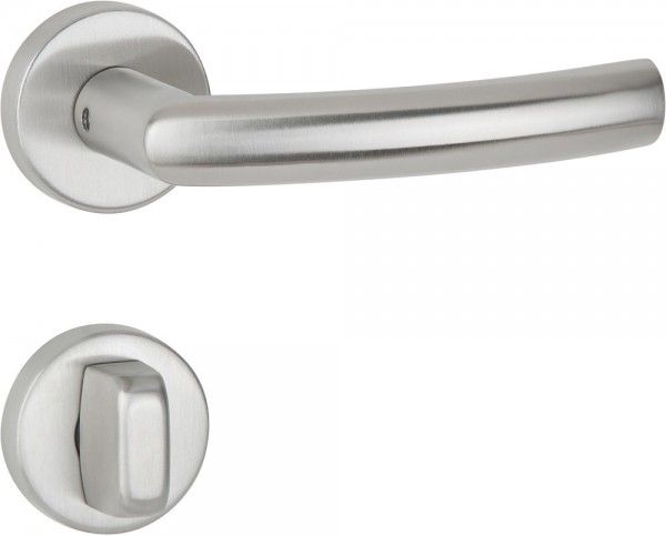 Hermat Badrosettengarnitur BAD BASIC 07 60 Edelstahl matt