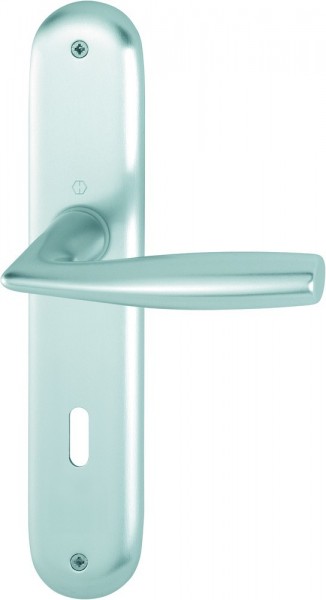 HOPPE Türdrückergarnitur Vitoria F1 Aluminium natur 1515/273P 72 mm OB