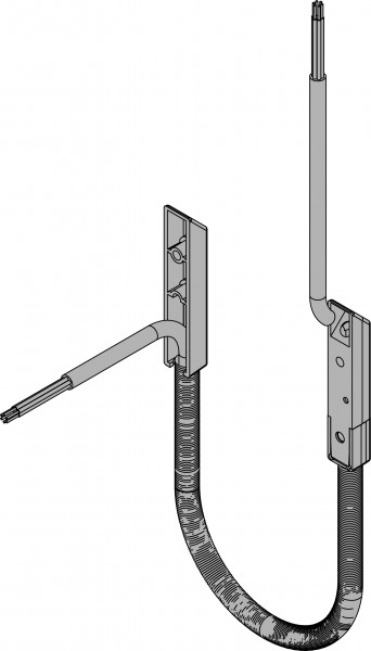 KFV steckbarer Kabelübergang Mini ZEM FZ-KU-180-SR-0F4-0B8 Genius