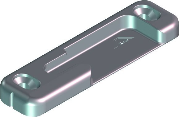 Roto SH - Schließstück H (Zink) 24 mm rechts NT