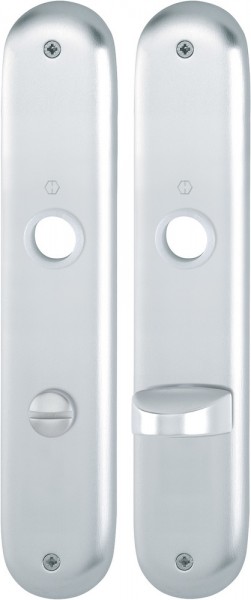 HOPPE Badlangschild F1 Aluminium natur SK/OL 273P RFL-R/L