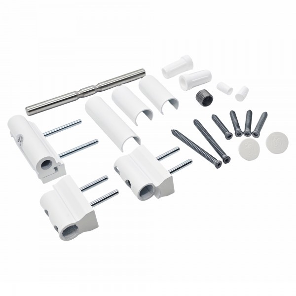 Dr. Hahn Türband KT-RN K762 3-teilig weiß RAL 9016 Kunststoff Geneo 0°