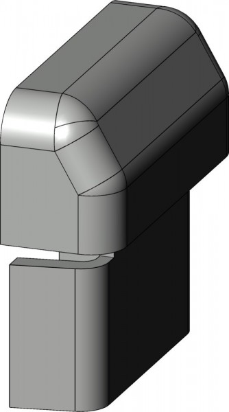 Winkhaus T-LF Endkappe U2413-10 SW Winkhaus Material Artikel