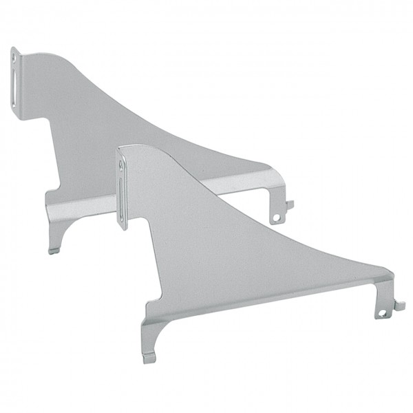 Hettich Blendenstütze für Schreibtisch Container Alu finish