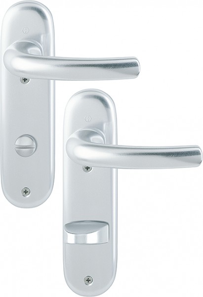 Hoppe Badgarnitur Tokyo F1 Aluminium natur 1710/273KP SK/OL