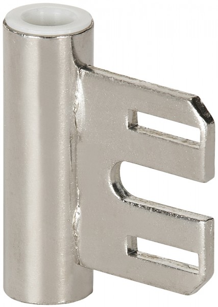 Hermat Rahmenteil für Stahlzargen vernickelt wartungsfrei Bauhöhe 48,5 mm