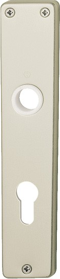 Hoppe Langschild F2 Aluminium neusilber 72 mm PZ 201PI