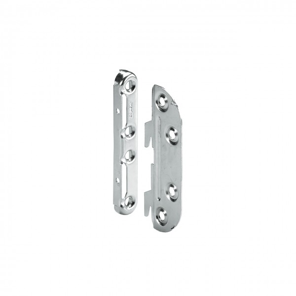 Hettich Bettverbindungsbeschlag 100 mm chromatiert