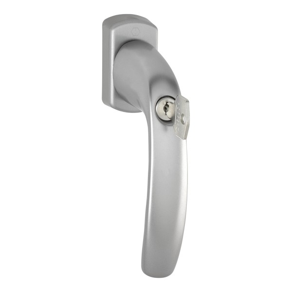 Hoppe Fenstergriff New York 0810S/U10 Secu VK 7/40 F9016 ohne Schrauben