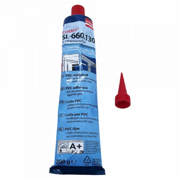 Weiss Chemie COSMO SL-660.130 PVC-Klebstoff farblos 200 ml Tube