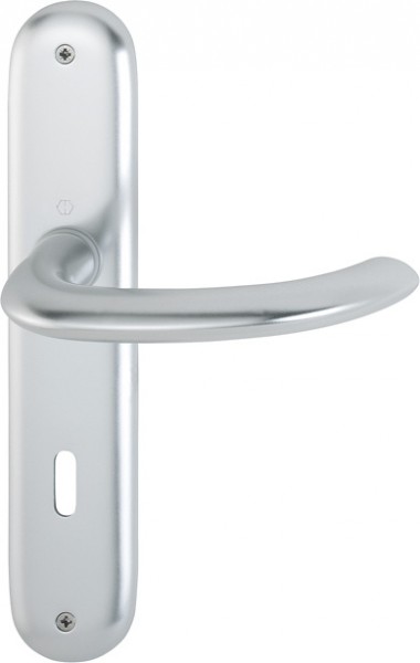 Hoppe Türgriffgarnitur Marseille F1 Aluminium natur 1138/273P OB 72 mm