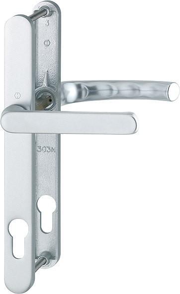 HOPPE Türgriffgarnitur Tokyo F1 Aluminium natur 099KH/303N/1710RH PZ