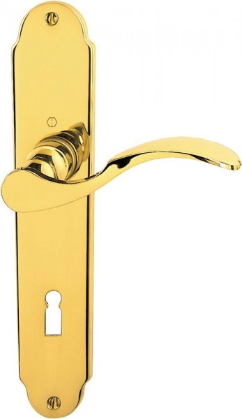 HOPPE Türgriffgarnitur Caracas F73 Messing brüniert M112SLN/2021 BB 72