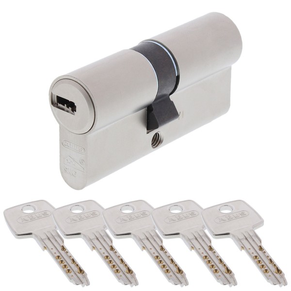 OUTLET ABUS EC550 ECK550 VS verschiedenschließend + 5 Schlüssel 45/55 Profilzylinder