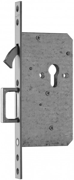 BMH Schiebetür Einsteckschloß 162 Dorn 55 PZ Stulp 255 x 20 mm rund Nirosta