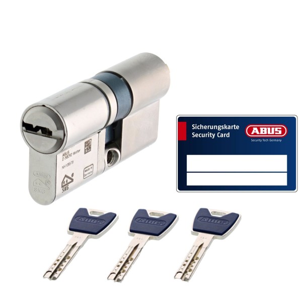 ABUS HomeTec-Zylinder EC880 HTP modular VS verschiedenschliessend inkl. 3 Schlüssel saphirblau