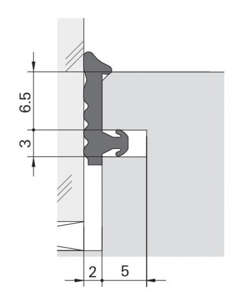 Roto Verglasungsdichtung S 7632 schwarz 300 m Spule