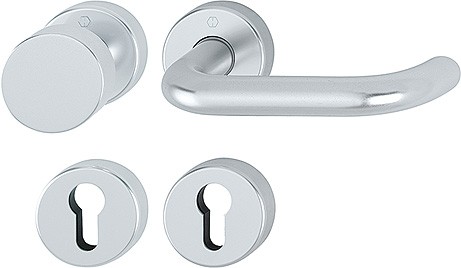Hoppe Wechselgarnitur Paris PZ F1 Aluminium natur 58/42H/42HKVS/138