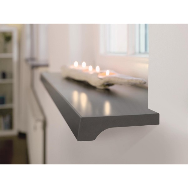 Werzalit Fensterbank Exclusiv E34/6 17.007.400 Breite 450 mm Dekor polarweiß