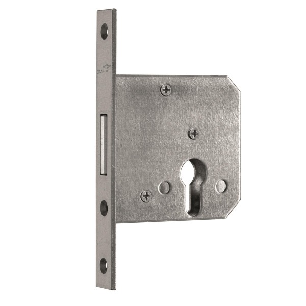 BMH Riegelschloß 114/65 BAD Stulp 20 x 160 abgerundet Nirosta mit S35