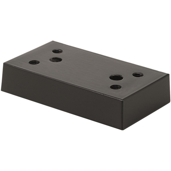 Woelm Unterlagen 1610.73 20 mm stark RAL 9011 graphitschwarz