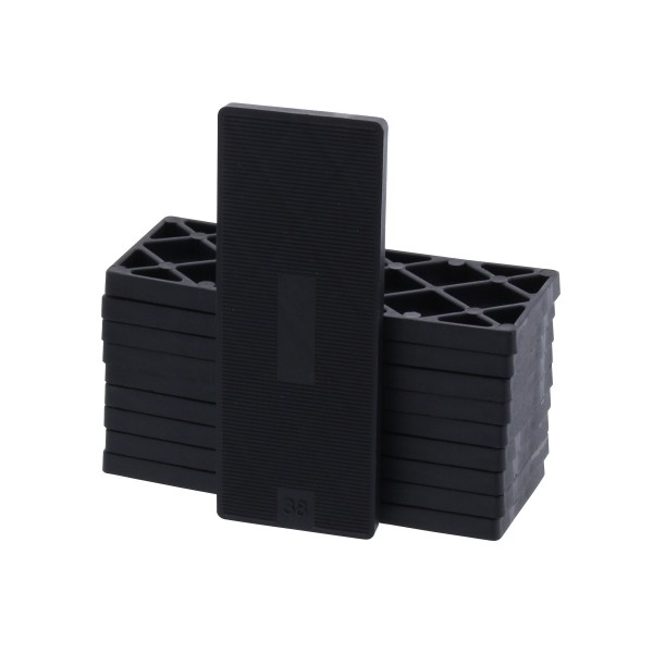 ToniTec® 500x Verglasungsklötze Unterleger Glasklötze 100x38x6