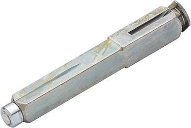 HOPPE Spreizstift mit Sicherungskopf 9 x 8 x 65 Eisen verzinkt