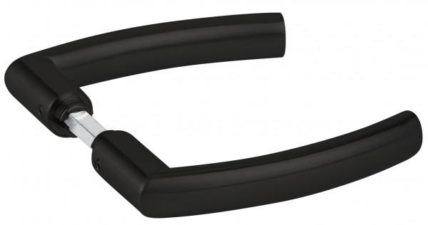 Hermat ZT-Drückerpaar 1807 BASIC 07 Oberfl. 74 Classic Black, ähnl. RAL 9005
