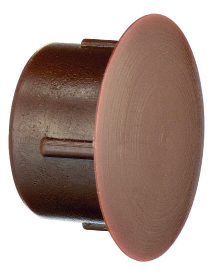 Simonswerk Abdeckkappen 10 mm für Falzloch hellbraun (RAL 1011 braunbeige)