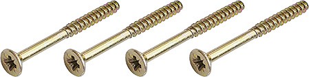 Hoppe Schrauben Set TS 52 - 57 mm für Rosetten Garnituren