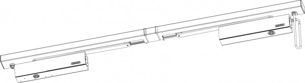 GEZE TS 5000 L-ISM VPK Komplettverpackg silberfarbig