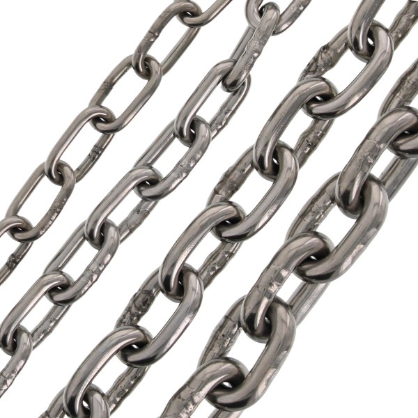 ToniTec® Edelstahlkette in verschieenen Längen und Stärken DIN766