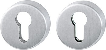 Hoppe Schutzrosettenpaar F69 Edelstahl matt PZ