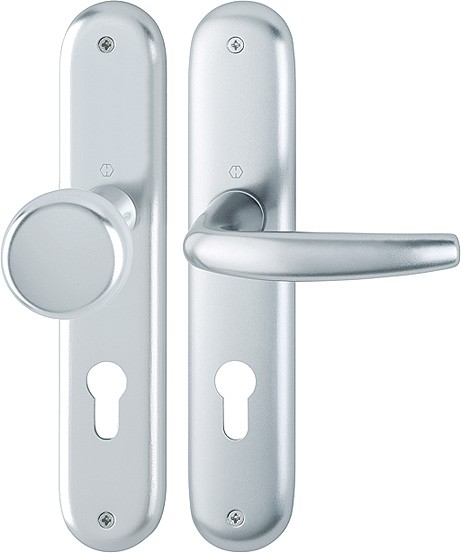 Hoppe Wechselgarnitur Atlanta F1 Aluminium natur 53/273/1530 72 mm PZ