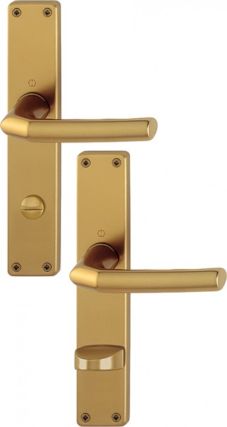 HOPPE Badgarnitur Birmingham F4 Aluminium bronze 1117/202SP SK/OL