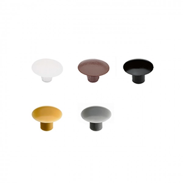 Hettich Abdeckpilz Kunststoff 5 mm weiß