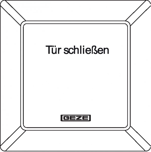 GEZE Unterbrechertaster AS500 UTA UP, weiß